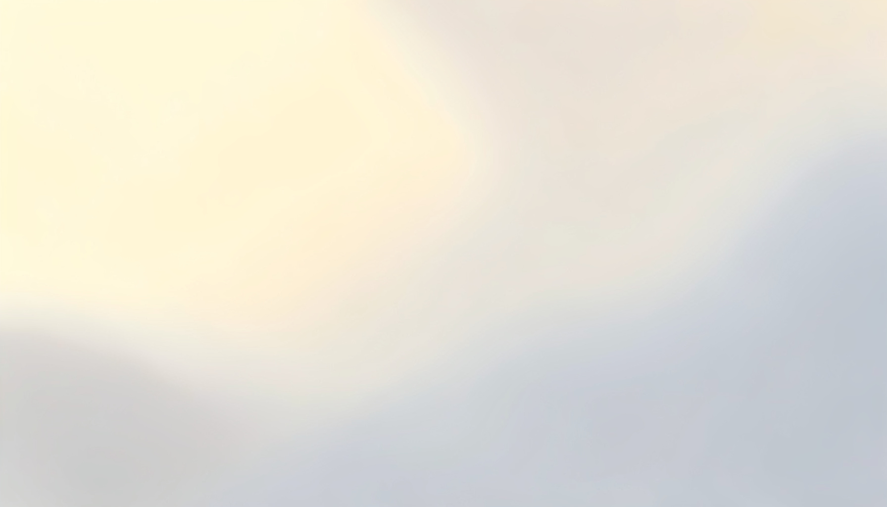 Soft abstract gradient of warm cream fading into pale slate gray, conveying a calm study atmosphere